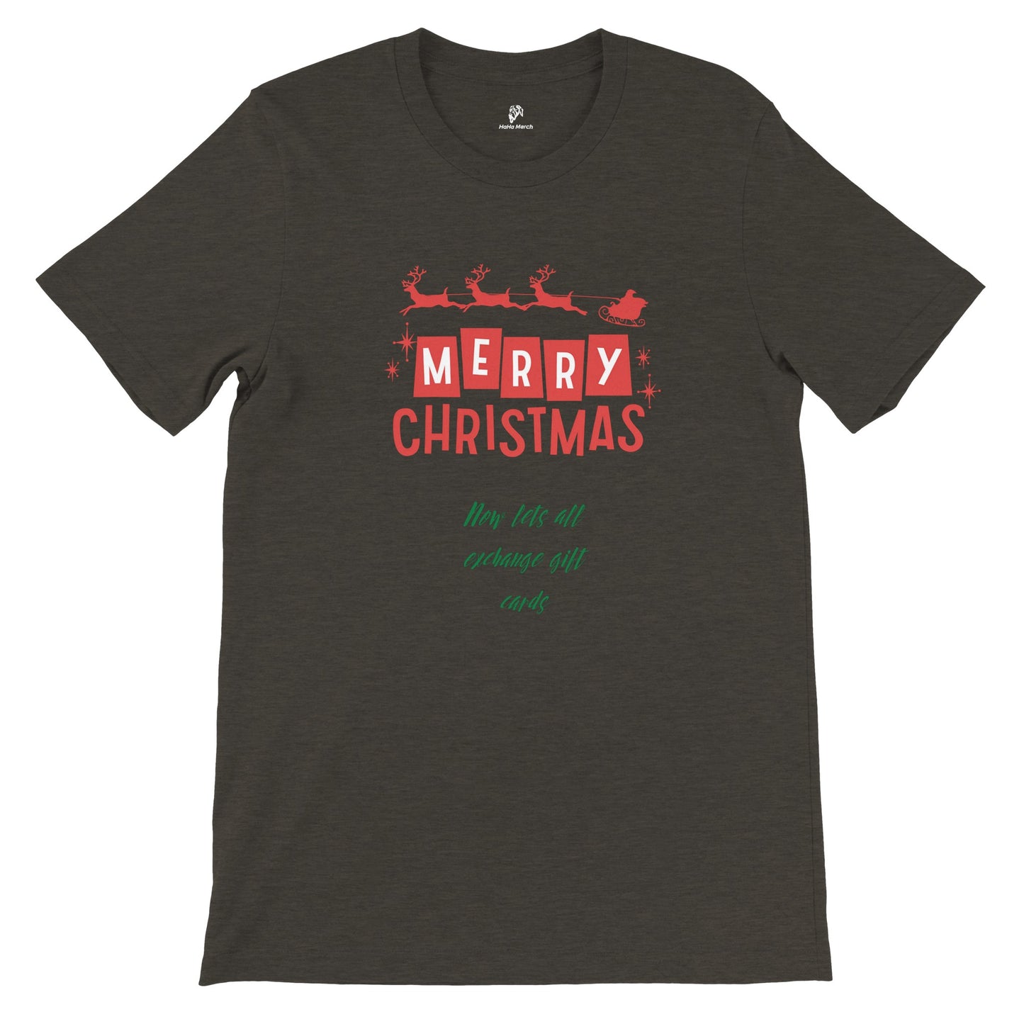 Funny Christmas Gift Card T-Shirt