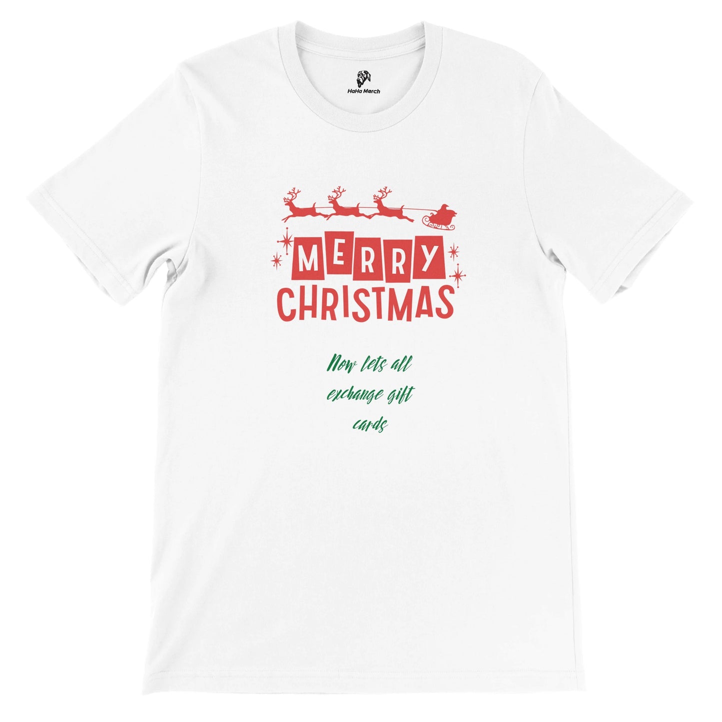 Funny Christmas Gift Card T-Shirt